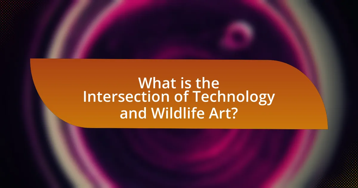 What is the Intersection of Technology and Wildlife Art?